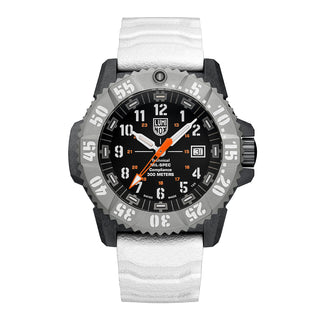 RELÓGIO LUMINOX MIL-SPEC (COMBO RELÓGIO COM 2 PULSEIRAS - BORRACHA BRANCA + TECIDO PRETO) 46 MM CÓD. 3359.SET