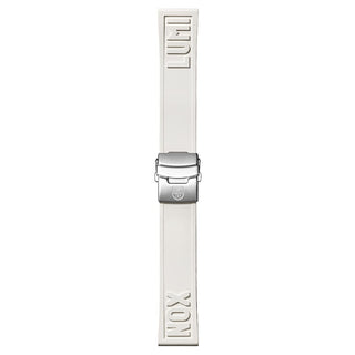 PULSEIRA LUMINOX BORRACHA BRANCA- 24 mm FPX.2406.10Q.K