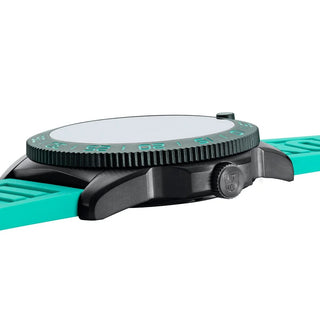 RELÓGIO LUMINOX PACIFIC DIVER (COMBO 2 PULSEIRAS BORRACHA AZUL TURQUESA + BORRACHA PRETA) - (EDIÇÃO LIMITADA) CÓD.3124.N