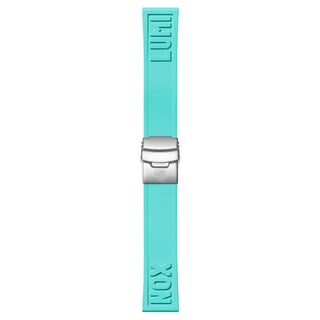 PULSEIRA LUMINOX BORRACHA AZUL - TURQUESA - 24MM FPX.2406.42Q.K
