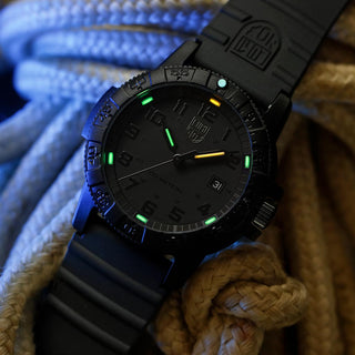 RELÓGIO LUMINOX LEATHERBACK SEA TURTLE GIANT 44 MM CÓD.0321 BLACKOUT