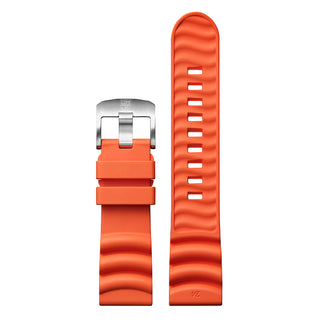 PULSEIRA LUMINOX BORRACHA  LARANJA- 24 mm FPX.2405.35Q.K