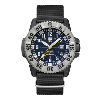 RELÓGIO LUMINOX MIL-SPEC (COMBO RELÓGIO COM 2 PULSEIRAS - BORRACHA AZUL + TECIDO PRETO) 46 MM CÓD. 3355.SET