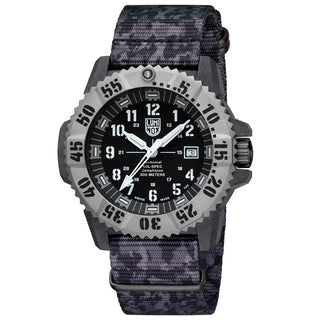 RELÓGIO LUMINOX MIL-SPEC (COMBO RELÓGIO COM 2 PULSEIRAS - BORRACHA CINZA ESCURO + TECIDO CAMUFLADO) 46 MM CÓD.3351.1.SET
