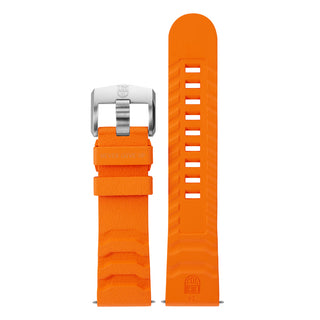 PULSEIRA LUMINOX BORRACHA LARANJA - 24 mm - FPX.3800.35B.K