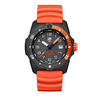 RELÓGIO LUMINOX BEAR GRYLLS SURVIVAL SEA SERIES 42 MM CÓD.3729 NEVER GIVE UP