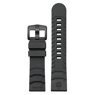 PULSEIRA LUMINOX BORRACHA PRETA - 24MM FPX.3800.24B.K