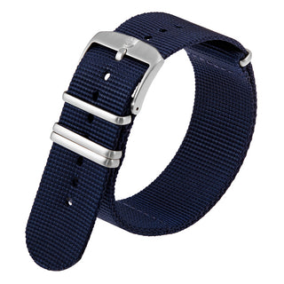 PULSEIRA LUMINOX FIBRA SINTÉTICA AZUL- 24 mm - FNX.9240.40Q.K