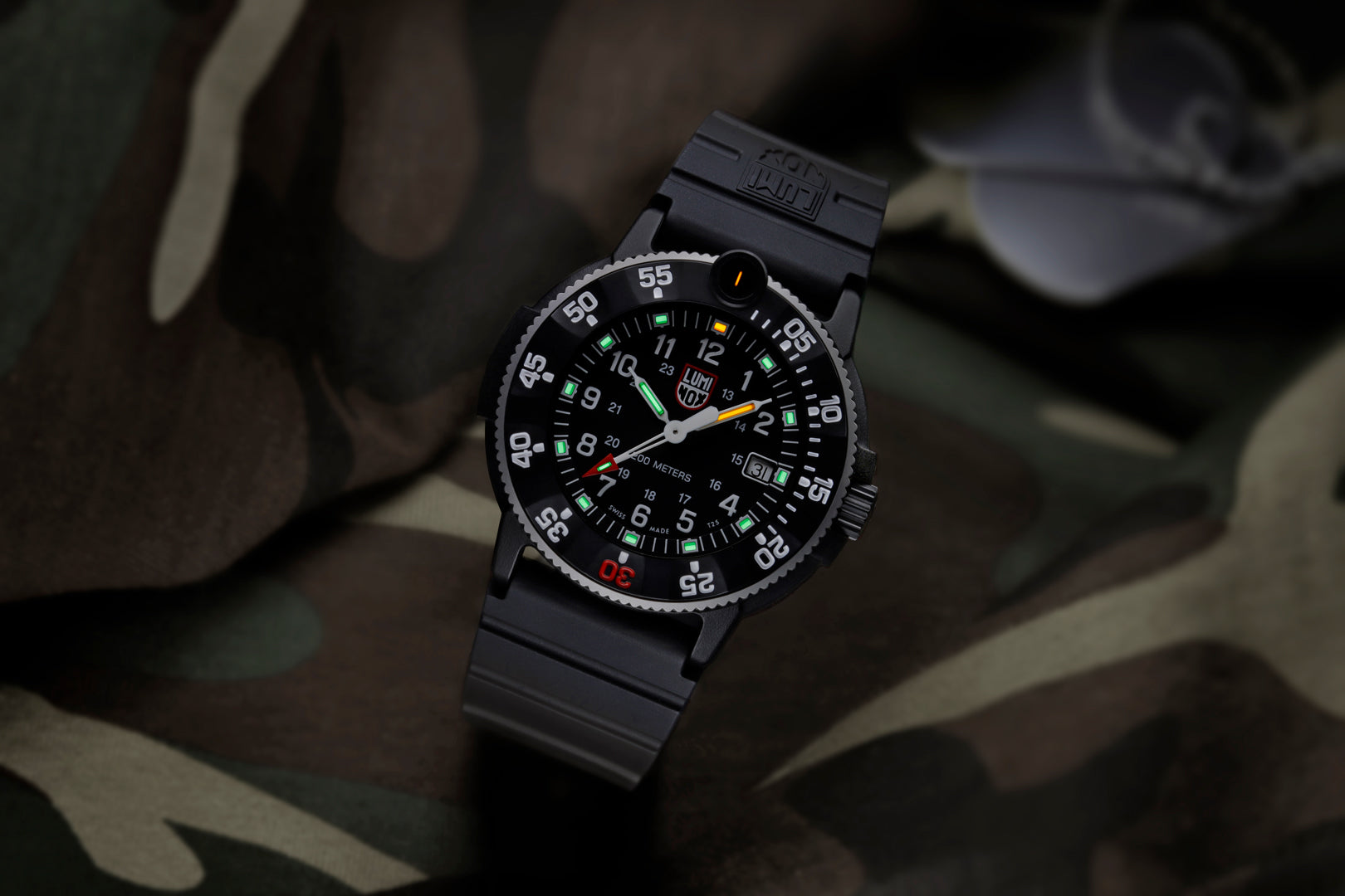 RELÓGIO LUMINOX ORIGINAL NAVY SEAL HERITAGE 43 MM CÓD.3001.H