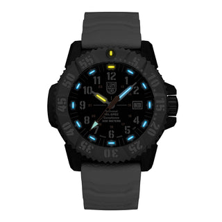 RELÓGIO LUMINOX MIL-SPEC (COMBO RELÓGIO COM 2 PULSEIRAS - BORRACHA BRANCA + TECIDO PRETO) 46 MM CÓD. 3359.SET