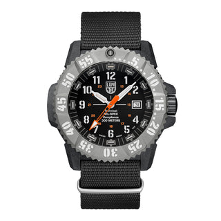 RELÓGIO LUMINOX MIL-SPEC (COMBO RELÓGIO COM 2 PULSEIRAS - BORRACHA BRANCA + TECIDO PRETO) 46 MM CÓD. 3359.SET