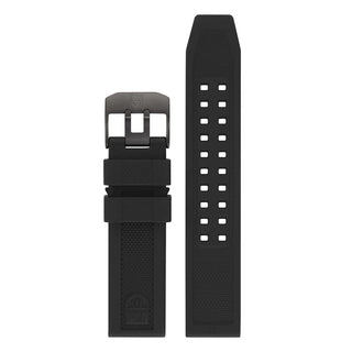 PULSEIRA LUMINOX BORRACHA PRETA - 23MM  FPX.3050.20B.4.K